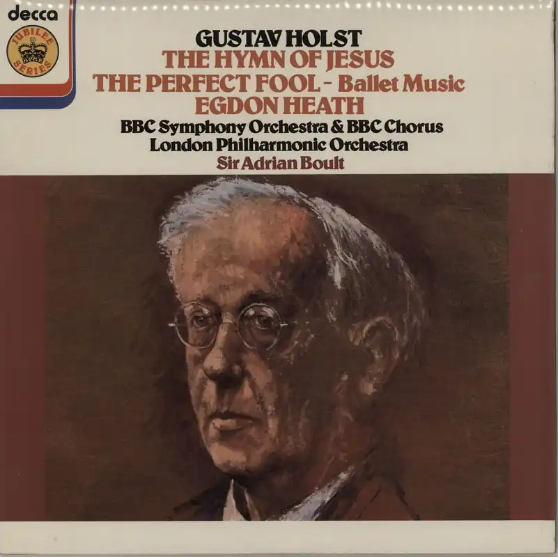 Hot Picks Gustav Holst The Hymn Of Jesus / The Perfect Fool - Ballet Music / Egdon Heath UK Vinyl LP