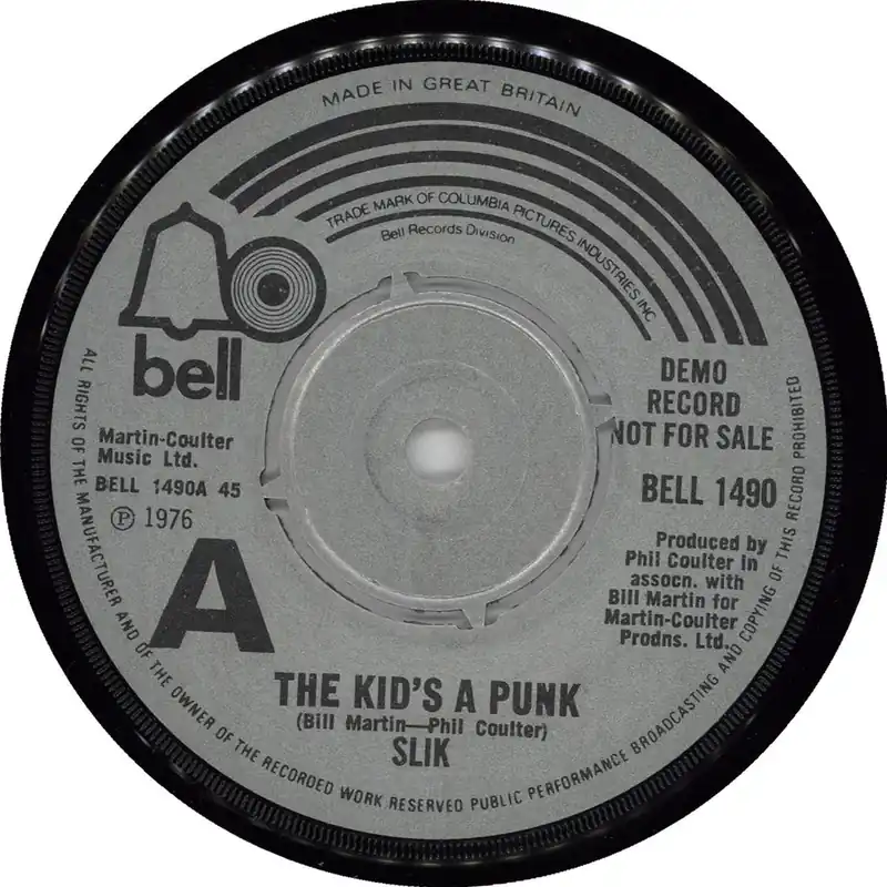 Buy Direct Slik The Kid's A Punk UK Promo 7" vinyl