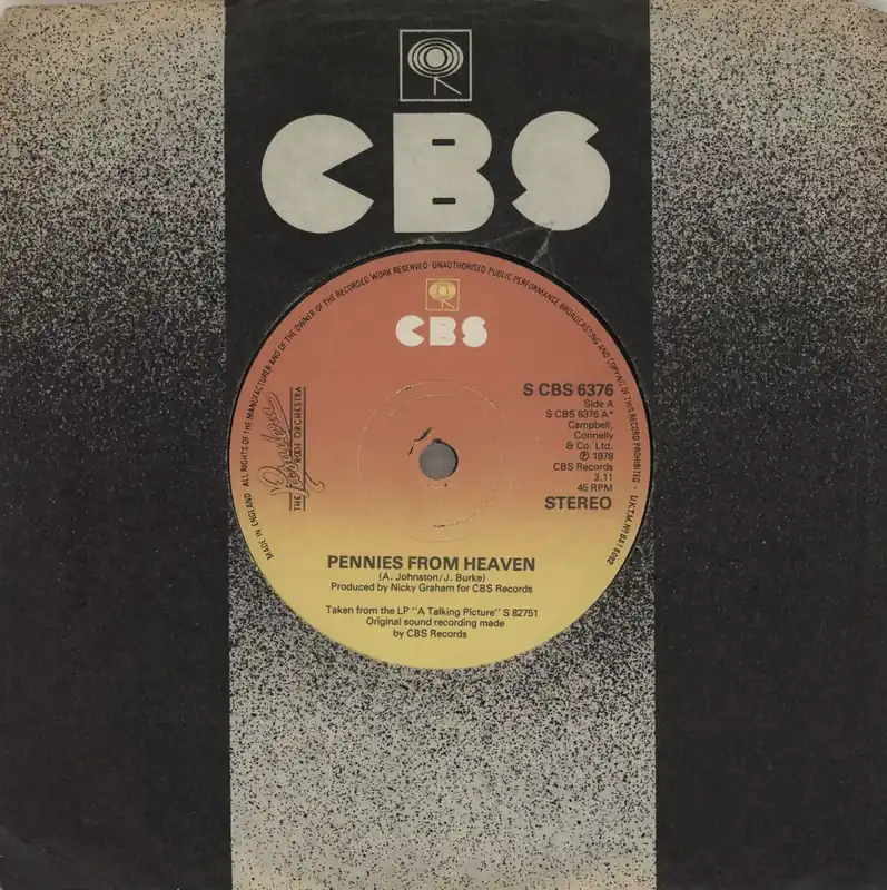 The Pasadena Roof Orchestra Pennies From Heaven UK 7" vinyl Get Yours