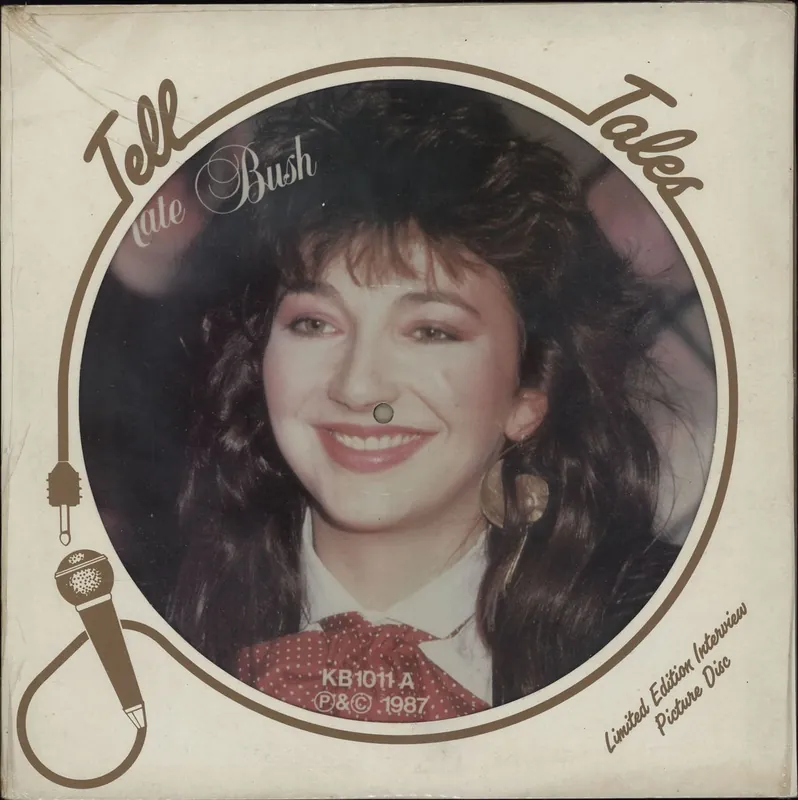 Kate Bush Interview Picture Disc + Sleeve in Shrink UK Picture disc LP Price Cut
