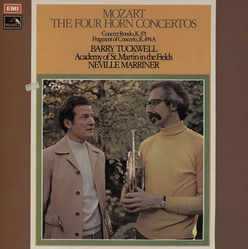 Barry Tuckwell Mozart: The Four Horn Concertos UK Vinyl LP High Quality