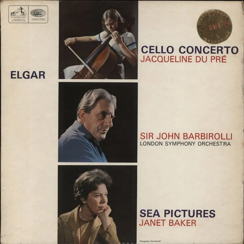 Edward Elgar Cello Concerto / Sea Pictures - 1st UK Vinyl LP Direct From Factory