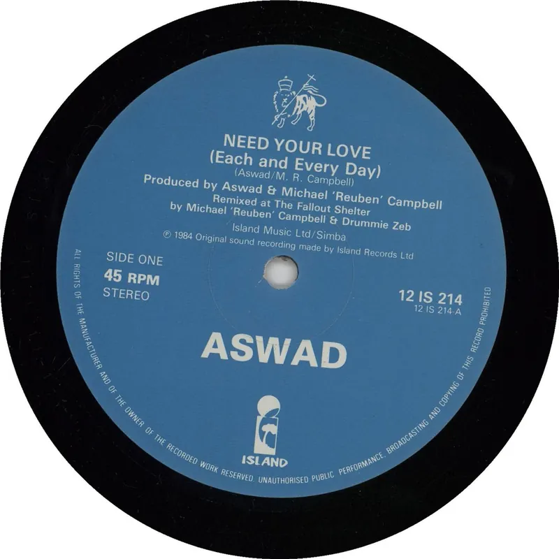 Aswad Need Your Love (Each And Every Day) UK 12" vinyl Grab Now