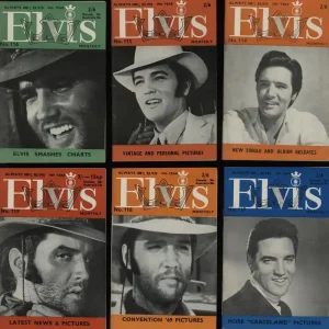 Elvis Presley Elvis Monthly - 10th Year - 12 Issues UK Magazine Save Now