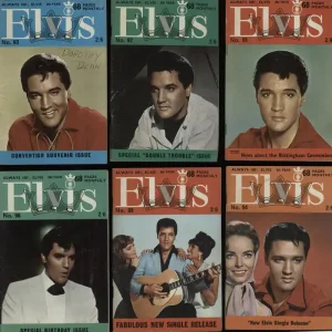 Elvis Presley Elvis Monthly - 8th Year - 12 Issues UK Magazine Grab Now