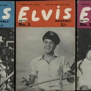 Elvis Presley Elvis Monthly - 4th Year - 12 Issues UK Magazine Mega Sale