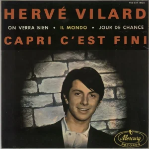 Hervé Vilard Capri C'est Fini Spanish 7" vinyl Markdown