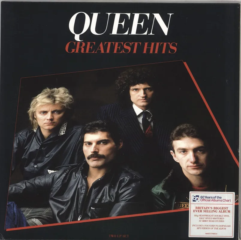Queen Greatest Hits - 180gm - Stickered Shrink UK 2-LP vinyl set Buy Online