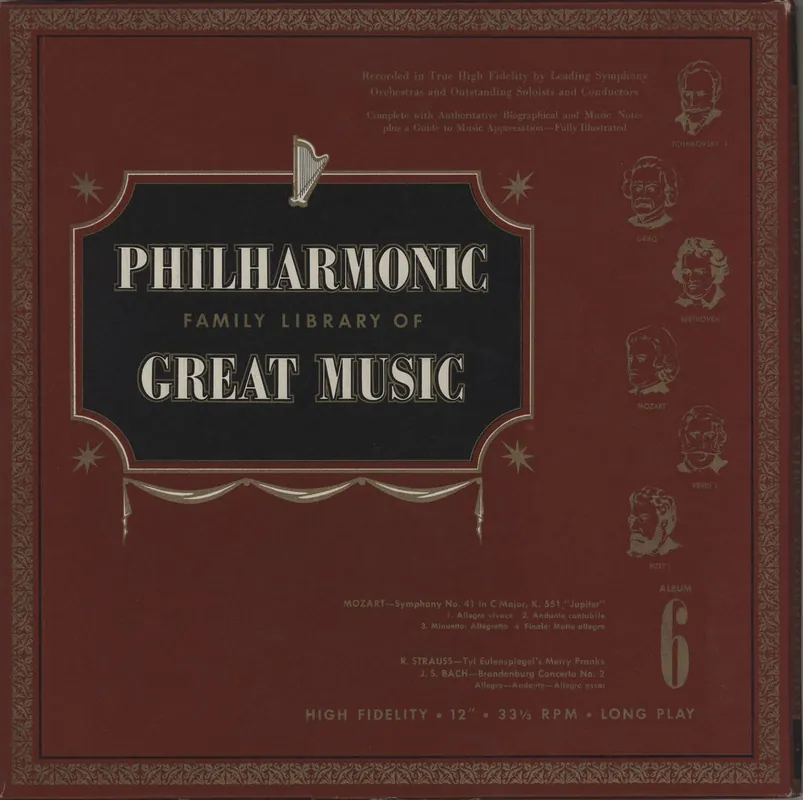 Various-Classical & Orchestral Philharmonic Family Library Of Great Music Album 6 US Vinyl box set Don’t Miss Out