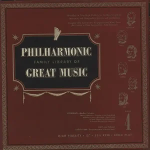 Various-Classical & Orchestral Philharmonic Family Library Of Great Music Album 4 US Vinyl box set Next Day Delivery