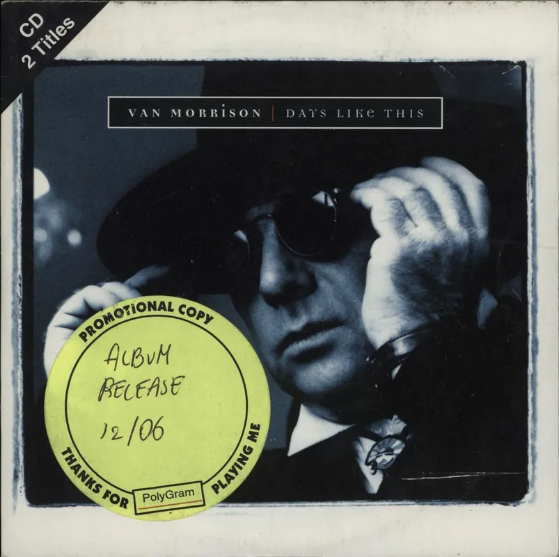 Van Morrison Days Like This French Promo CD single Crafted