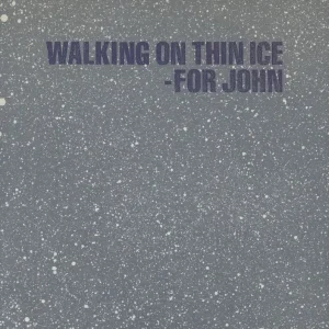In Demand Yoko Ono Walking On Thin Ice + Lyric Sheet German 7" vinyl