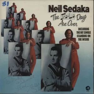 Best Seller Neil Sedaka The Tra-La Days Are Over - Autographed UK Vinyl LP