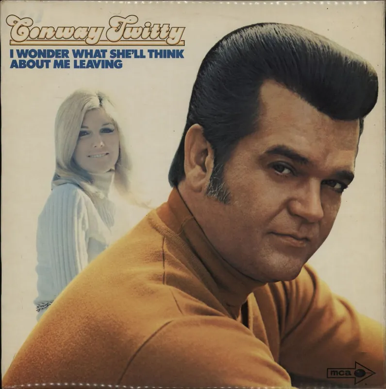 One Day Deal Conway Twitty I Wonder What She'll Think About Me Leaving UK Vinyl LP