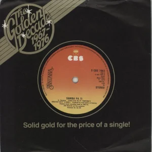 Top Rated Santana Samba Pa Ti - Solid UK 7" vinyl