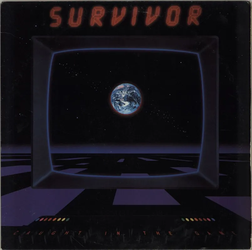 Survivor Caught In The Game - Promo Stamped US Vinyl LP Money Back Guarantee