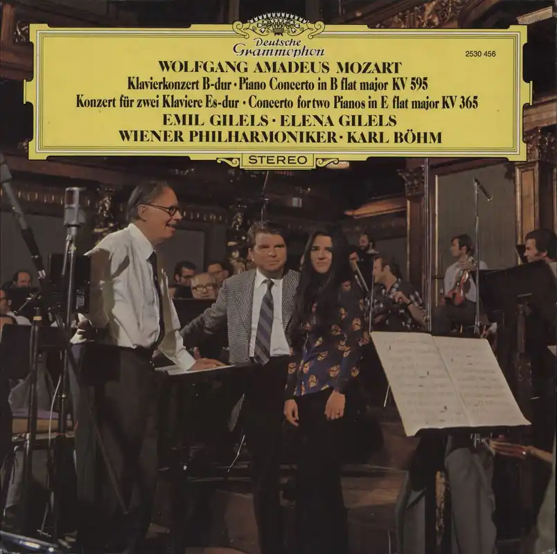 Trusted Brand Emil Gilels Mozart: Klavierkonzert B-dur KV 595 / Konzert Für Zwei Klaviere Es-dur KV 365 German Vinyl LP