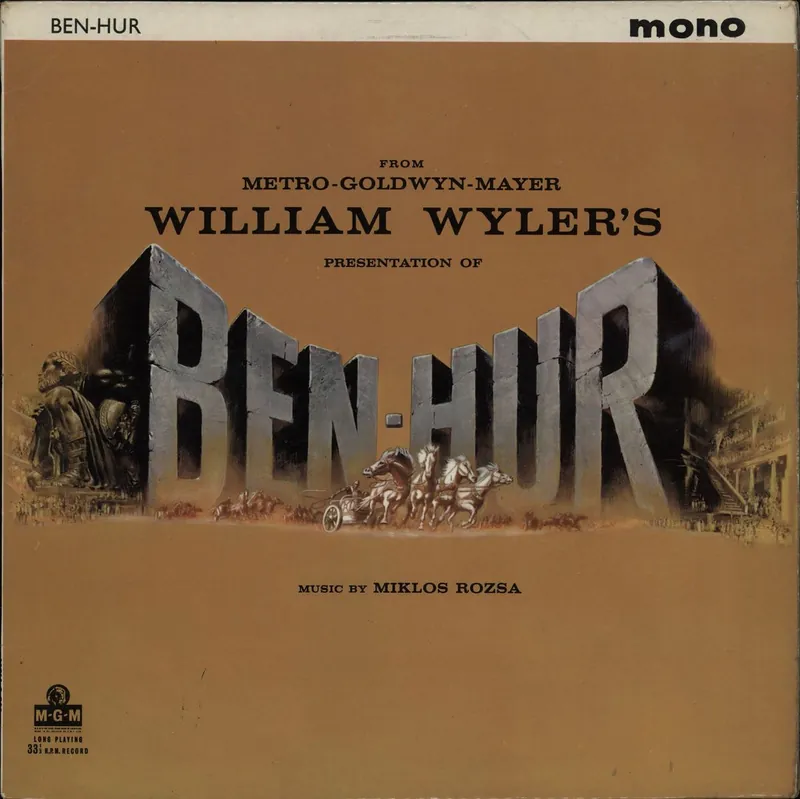 Miklos Rozsa Ben Hur UK Vinyl LP Warranty Included