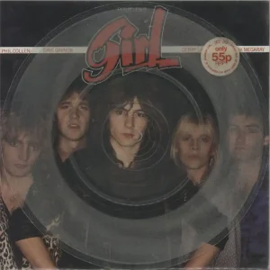 Get Yours Girl My Number - Stickered UK 7" vinyl