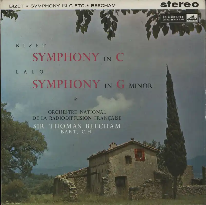 Bulk Order Georges Bizet Symphony In C - postage stamp label UK Vinyl LP