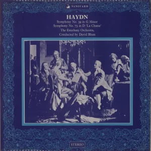 Franz Joseph Haydn Symphony No. 39 in G Minor / Symphony No. 73 in D "La Chase" UK Vinyl LP Limited Offer