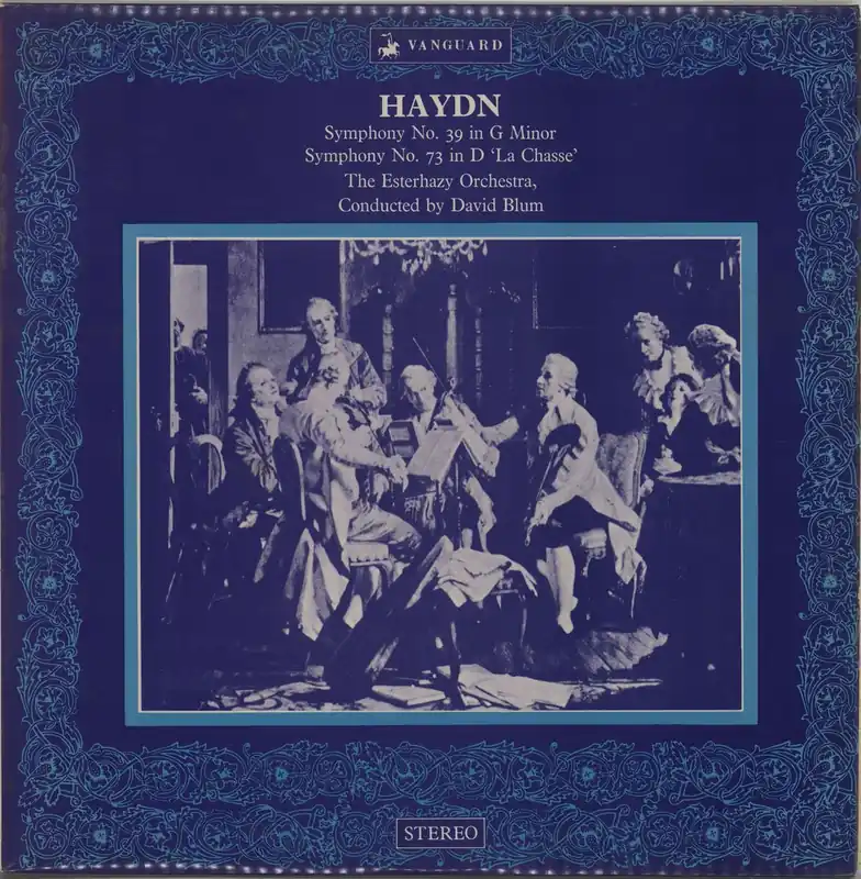 Franz Joseph Haydn Symphony No. 39 in G Minor / Symphony No. 73 in D "La Chase" UK Vinyl LP Limited Offer