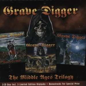 Certified Grave Digger The Middle Ages Trilogy German 3-CD set