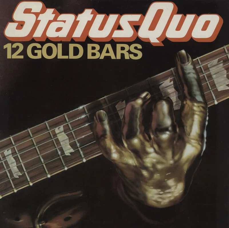 Status Quo 12 Gold Bars Dutch Vinyl LP Professional Grade