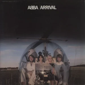 Abba Arrival - Gold Promo Stamp UK Vinyl LP Limited Edition