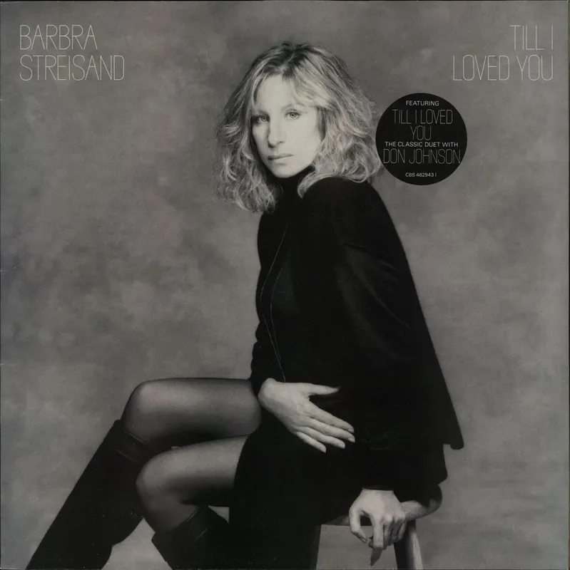 Barbra Streisand Till I Loved You - Song Hype Sticker UK Vinyl LP Big Sale