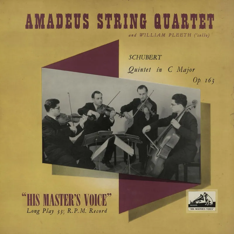 Warranty Included The Amadeus String Quartet Schubert: Quintet in C Major, Op.163 UK Vinyl LP