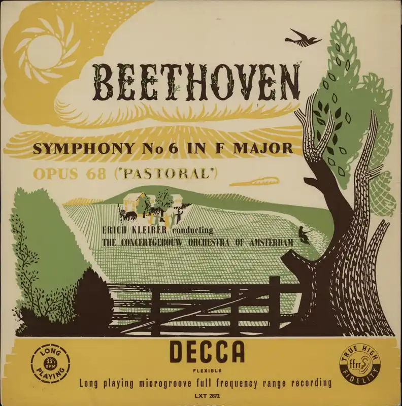 Ludwig Van Beethoven Symphony No. 6 in F Major, Op. 68 ("Pastoral") UK Vinyl LP New Arrival
