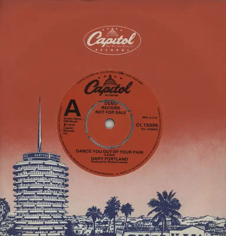 Genuine Gary Portland Dance You Out Of Your Pain UK Promo 7" vinyl