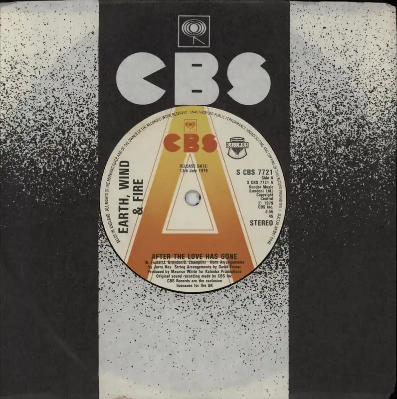 Editor’s Pick Earth Wind & Fire Wes U Bin - A Label UK Promo 7" vinyl