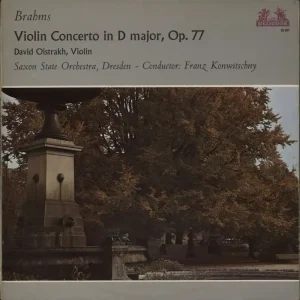 David Oïstrakh Brahms: Violin Concerto in D Major, Op. 77 UK Vinyl LP Special Discount