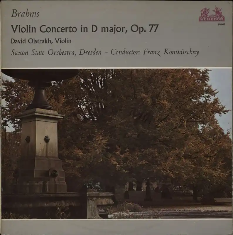 David Oïstrakh Brahms: Violin Concerto in D Major, Op. 77 UK Vinyl LP Special Discount