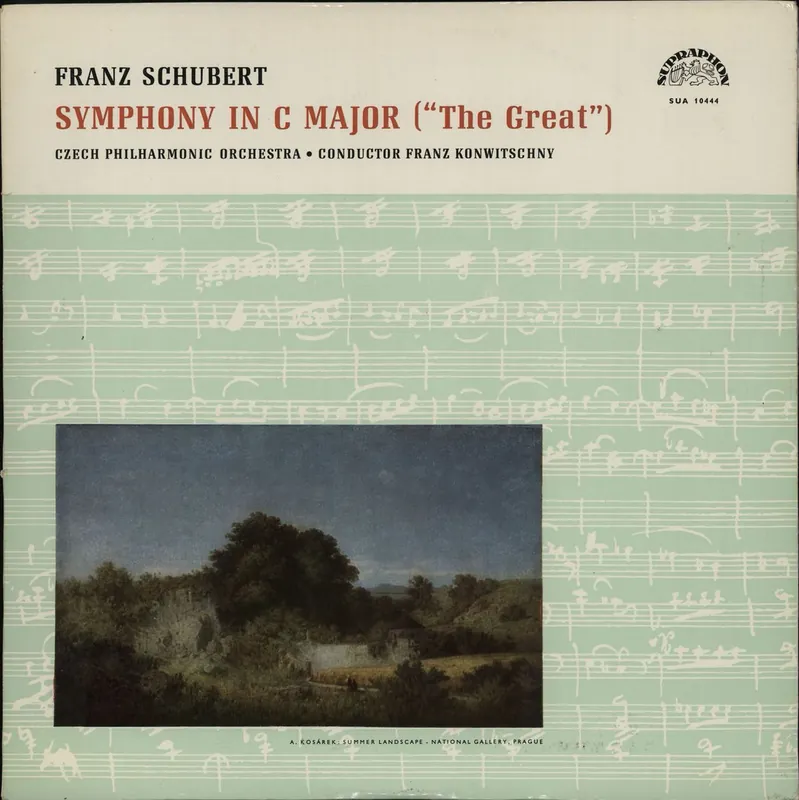 Franz Schubert Symphony in C Major ("The Great") Czech Vinyl LP Discount