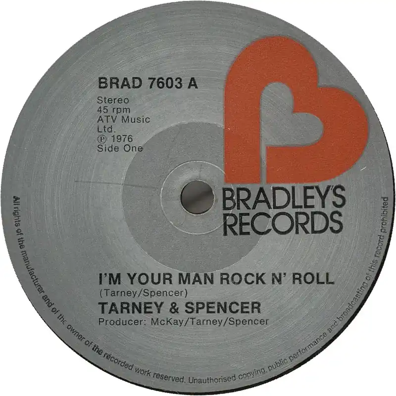 Get Yours The Tarney Spencer Band I'm Your Man Rock N' Roll UK Promo 7" vinyl