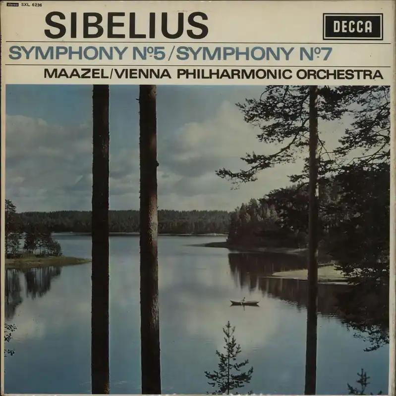 Low Price Jean Sibelius Symphony No. 5 / Symphony No. 7 - 2nd UK Vinyl LP