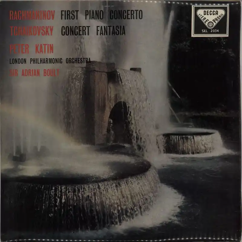 Peter Katin Rachmnaninov: First Piano Concerto / Tchaikovsky: Concert Fantasia UK Vinyl LP New Release
