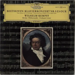 Fresh Stock Wilhelm Kempff Beethoven: Klavierkonzert Nr. 5 Es-Dur Italian Vinyl LP