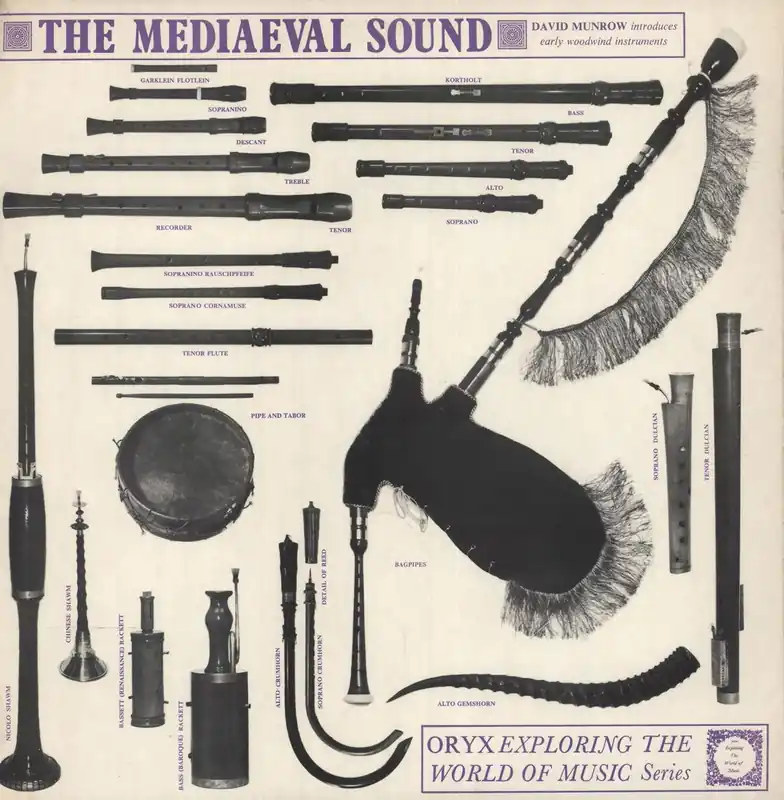 Latest David Munrow The Mediaeval Sound UK Vinyl LP