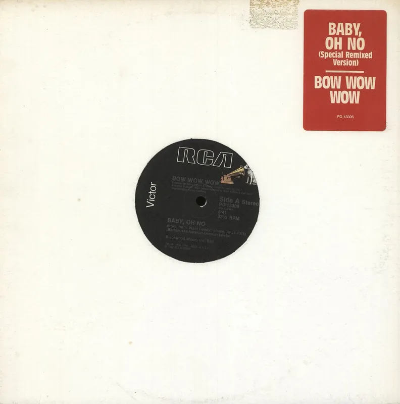 Deal Bow Wow Wow Baby Oh No US 12" vinyl