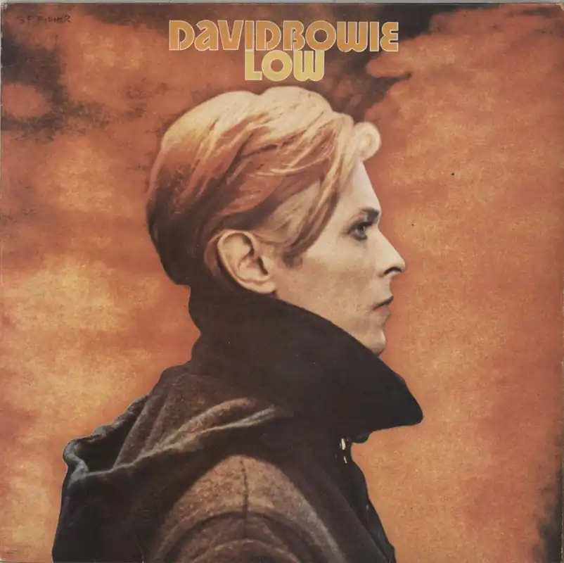 Exclusive David Bowie Low - 1st + Insert + Sticker - wos - VG UK Vinyl LP