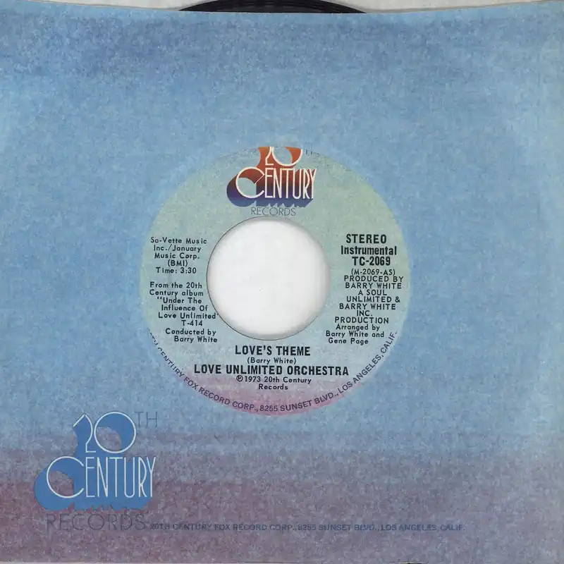 Super Sale Love Unlimited Orchestra Love's Theme US 7" vinyl