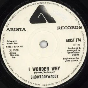 Warranty Included Showaddywaddy I Wonder Why - Solid UK 7" vinyl