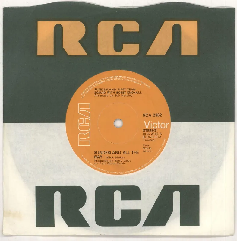 Sunderland FC Sunderland All The Way UK 7" vinyl Best Seller