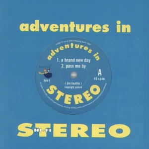 Grab Now Adventures In Stereo A Brand New Day - Clear / Purple Vinyl US 7" vinyl