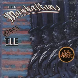 The Manhattans Black Tie - shrink US Vinyl LP Order Now