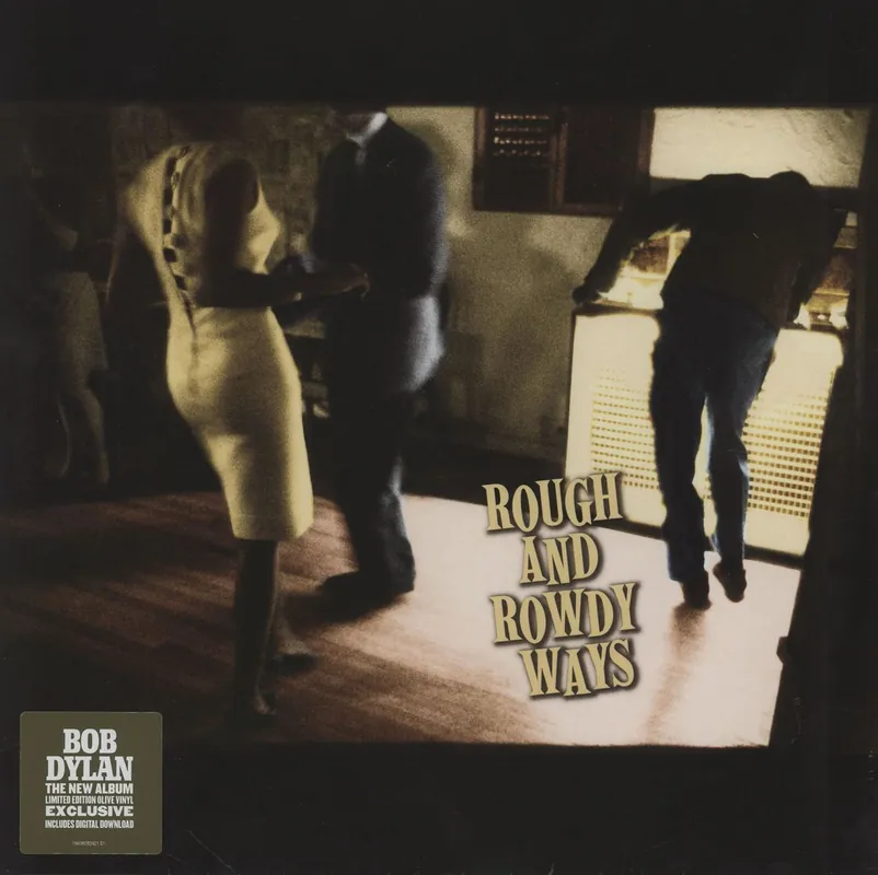 Save Now Bob Dylan Rough And Rowdy Ways - Olive Green Vinyl UK 2-LP vinyl set